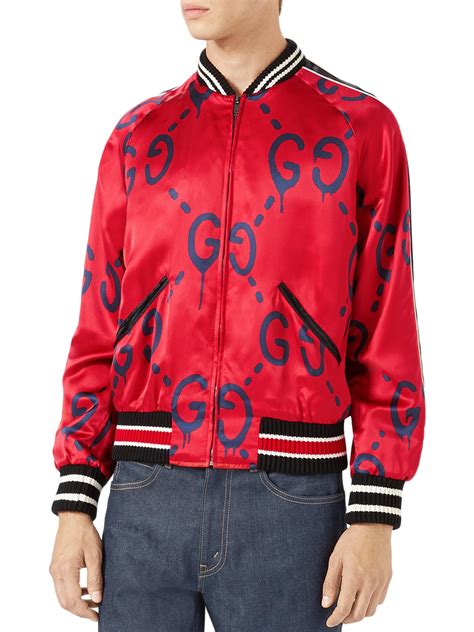 red gucci jacket camp|net a porter gucci jacket.